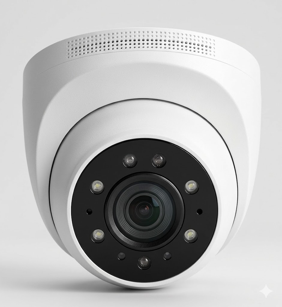 3MP 4G SIM  Dome Security Camera with Color Night Vision